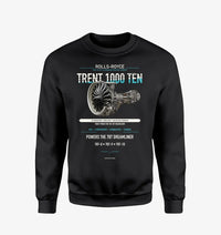 Thumbnail for TRENT 1000 TEN design on black sweatshirt