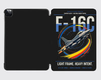Thumbnail for F-16C Fighting Falcon design on black ipad tablet case