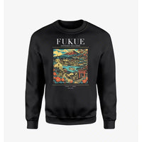 Thumbnail for FUKUE - Poster - Sweatshirt - Black