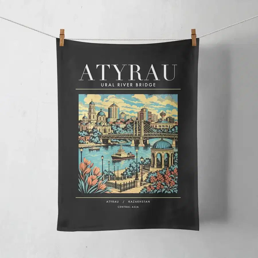 ATYRAU - Poster - Towel - Black