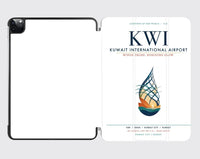Thumbnail for Kuwait International Airport (KWI) design on white ipad tablet case
