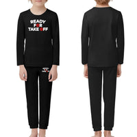 Thumbnail for Ready For Takeoff children pajamas - Black