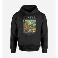 Thumbnail for CUSTER - Poster - Premium Hoodie - Black