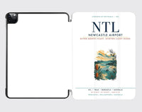 Thumbnail for Newcastle Airport (NTL) design on white ipad tablet case