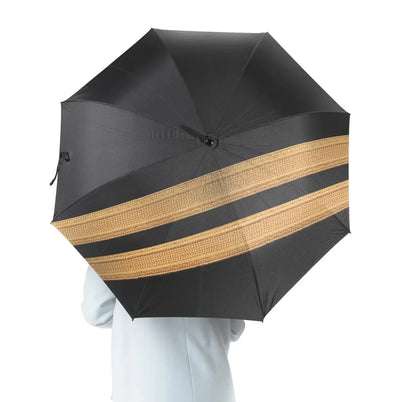 Pilot Epaulette 2 Lines aviation design on windproof polyester umbrella.