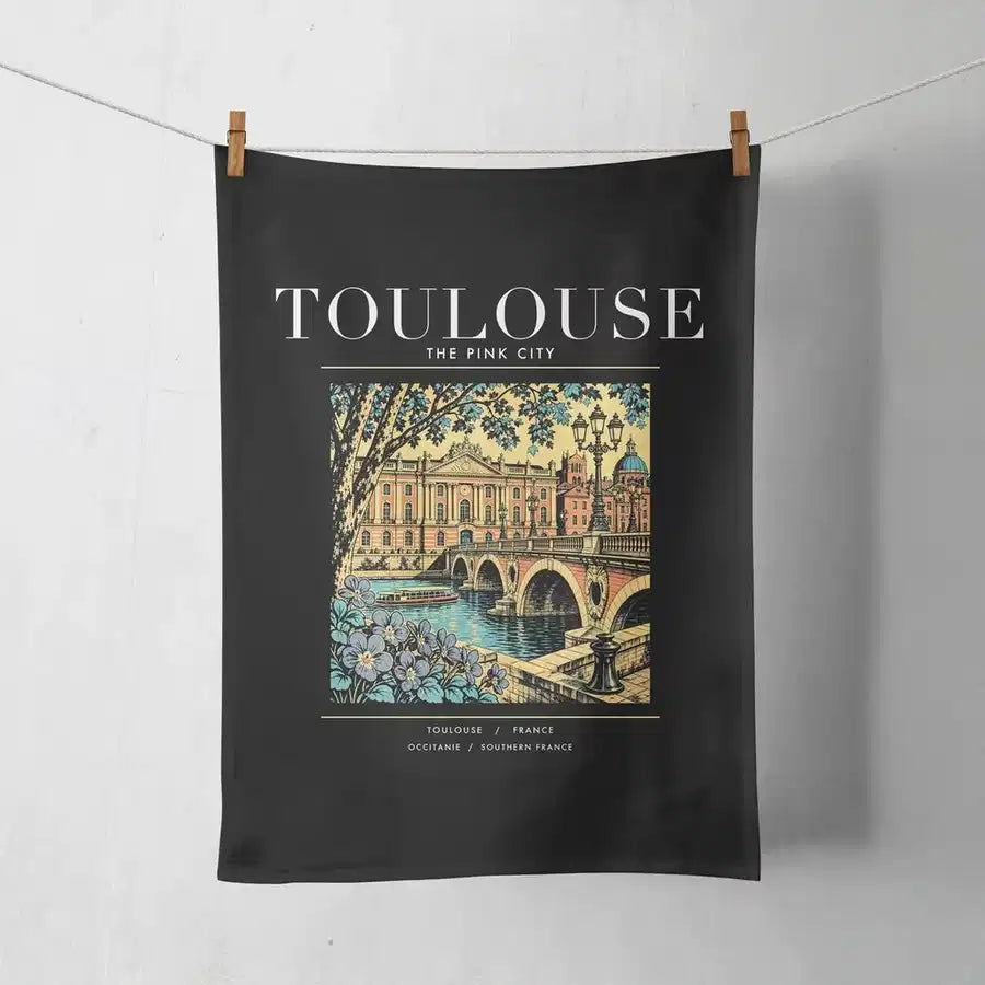 TOULOUSE - Poster - Towel - Black