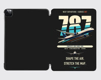 Thumbnail for Boeing 787-9 Dreamliner design on black ipad tablet case