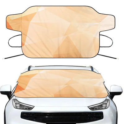 Modern Texture Car aviation design on car windshield cover.