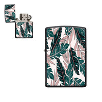 Thumbnail for Seamless Palm Leafs aviation metal lighter in premium metal alloy.