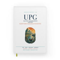 Thumbnail for Sultan Hasanuddin Airport (UPG) design on white notebook