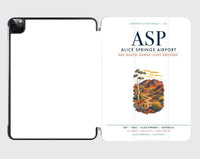 Thumbnail for Alice Springs Airport (ASP) design on white ipad tablet case