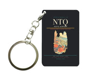 Thumbnail for Noto Airport (NTQ) design on black key chain