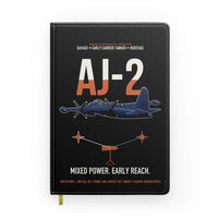 Thumbnail for AJ-2 Savage Tanker design on black notebook