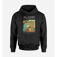 Thumbnail for AGADIR - Poster - Premium Hoodie - Black