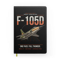 Thumbnail for F-105D Thunderchief design on black notebook