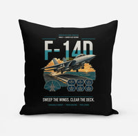 Thumbnail for F-14D Tomcat design on black pillow