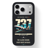 Thumbnail for Boeing 737-300 Classic design on black magsafe iphone case