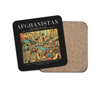 Thumbnail for AFGHANISTAN - Poster - Coaster - Black