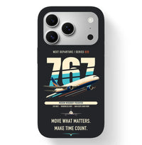 Thumbnail for Boeing 767-300F design on black magsafe iphone case