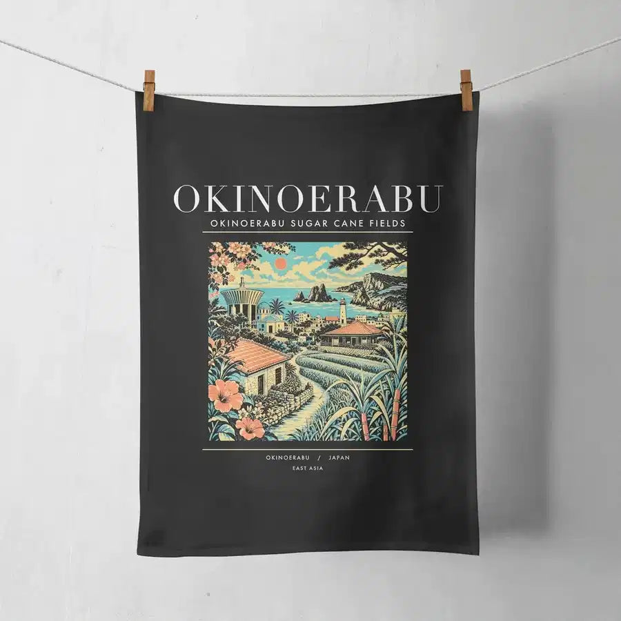 OKINOERABU - Poster - Towel - Black