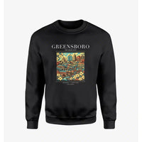 Thumbnail for GREENSBORO - Poster - Sweatshirt - Black