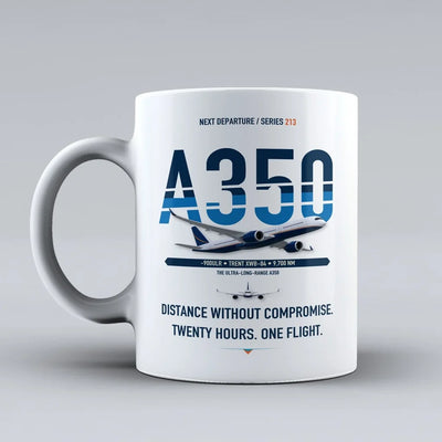 A350-900ULR Mug design on white airbus