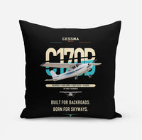 Thumbnail for Cessna 170B design on black pillow