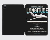 Thumbnail for Cessna Citation Longitude design on black ipad tablet case