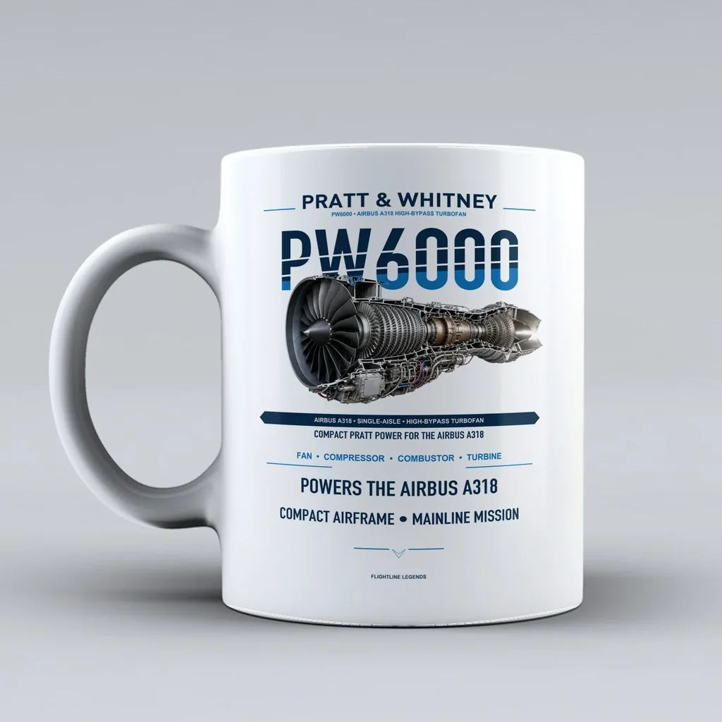 Mug design on white pw6000