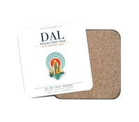 Thumbnail for Dallas Love Field (DAL) design on white 1 piece coaster