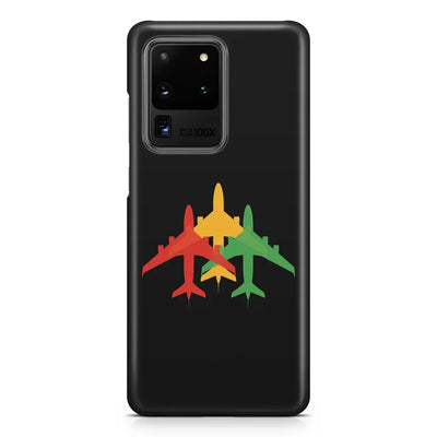 Colourful 3 Airplanes Samsung Case