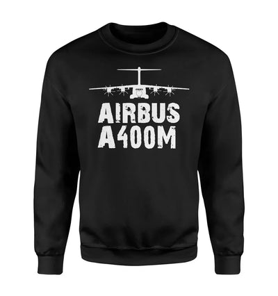 Airbus A400M & Plane aviation design printed on soft cotton blend sweatshirt.