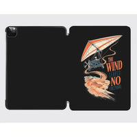 Thumbnail for The Wind Leaves No Footprint design on black ipad tablet case