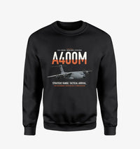 Thumbnail for Airbus A400M Atlas design on black sweatshirt
