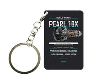 Thumbnail for PEARL 10X Key Chain design on black key chain
