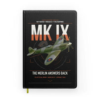 Thumbnail for Supermarine Spitfire Mk IX design on black notebook