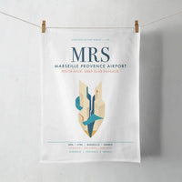 Thumbnail for Marseille Provence Airport (MRS) design on white towel