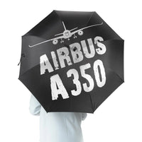 Thumbnail for Airbus A350 & Plane aviation design on windproof polyester umbrella.