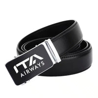 Thumbnail for ITA Airways aviation men's belt in leather.
