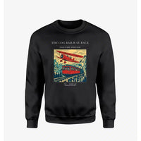 Thumbnail for VINTAGE G4347 - The Cog Railway Race - Designed Sweatshirts design on black