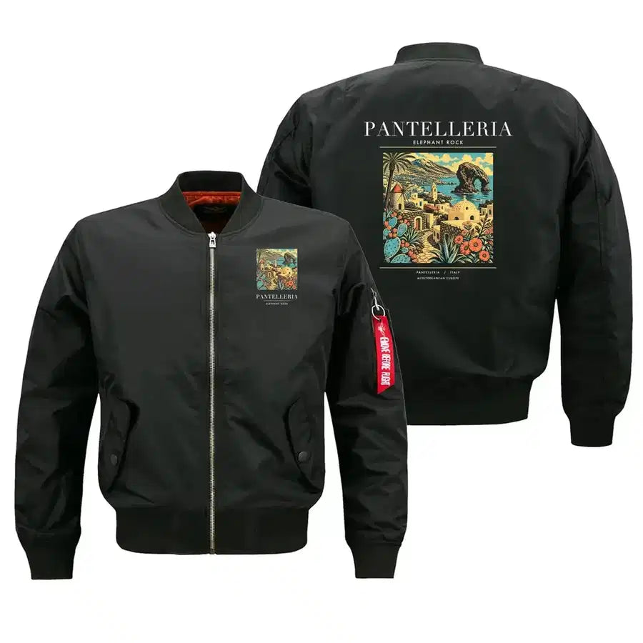 PANTELLERIA - Poster - Bomber Jacket - Black
