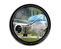 Thumbnail for Face to Face with Korean Airlines Boeing 777 aviation themed wall clock, premium wood and metal.