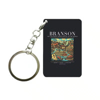 Thumbnail for BRANSON - Poster - Key Chain - Black