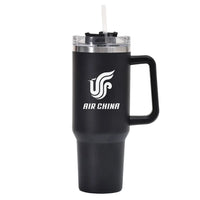 Thumbnail for Air China Airlines 40oz Stainless Steel Car Mug With Holder aviation design on 40oz car mug, 40oz vacuum-insulated.
