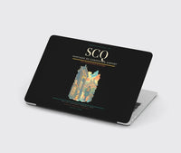 Thumbnail for Santiago de Compostela Airport (SCQ) design on black MacBook case