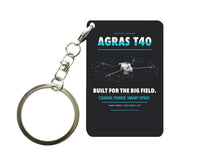 Thumbnail for DJI Agras T40 Key Chain design on black key chain