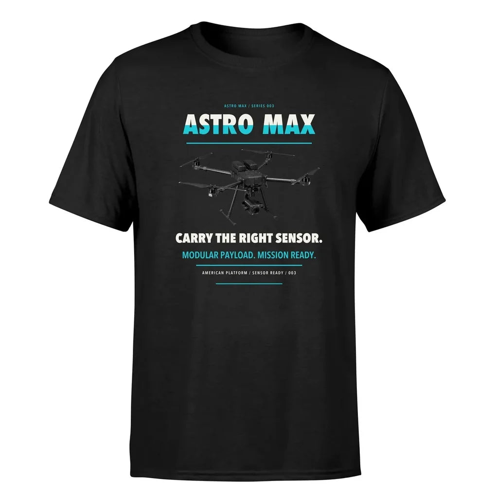Freefly Astro Max design on black single side