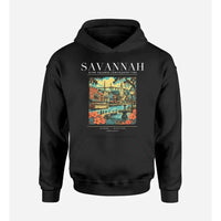 Thumbnail for SAVANNAH - Poster - Premium Hoodie - Black