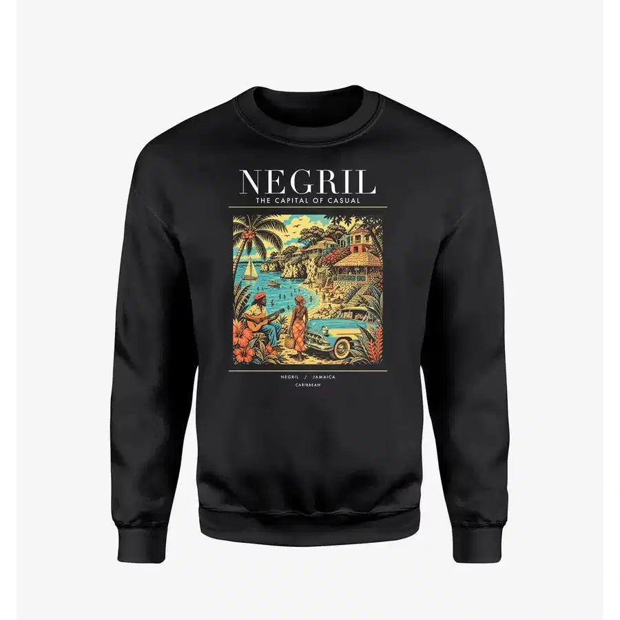 NEGRIL - Poster - Sweatshirt - Black