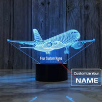 Thumbnail for Super Realistic & Detailed aviation design on premium acrylic with LED 3D night lamp.